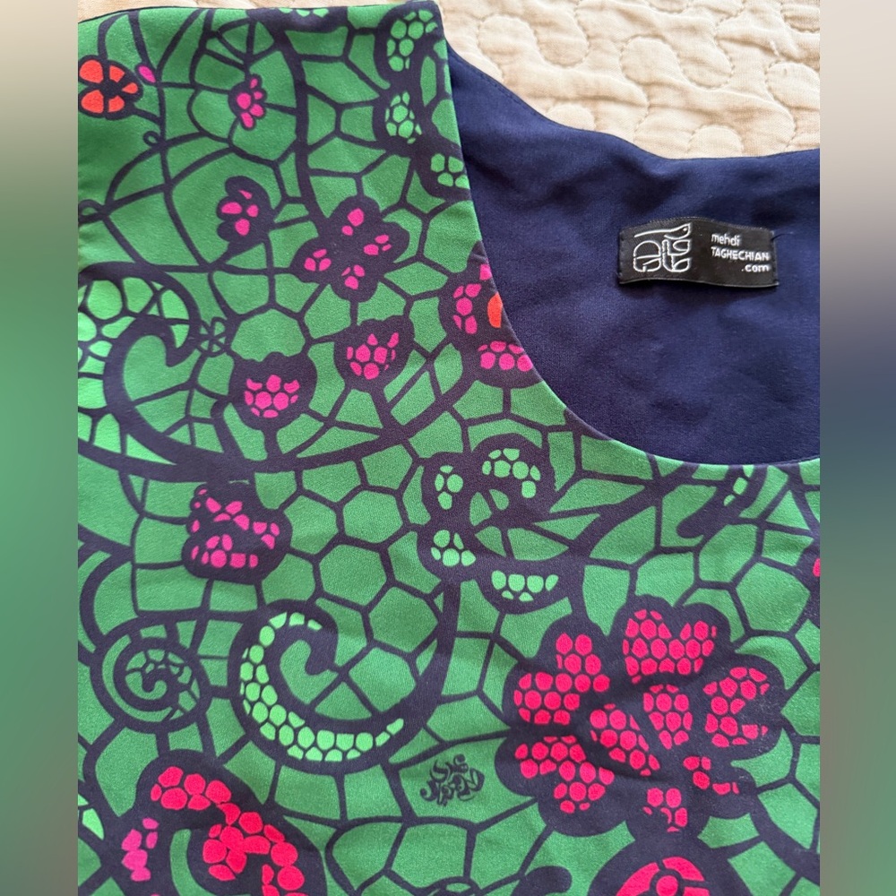 Colorful Floral Patterned Top